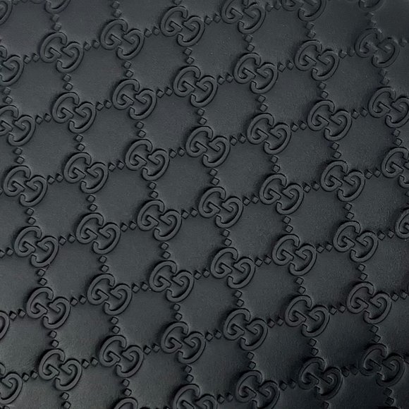 ⚡️SOLD! NEW GUCCI Black Leather Micro GG Guccissima Zip Around Large Wallet - Picture 6 of 13